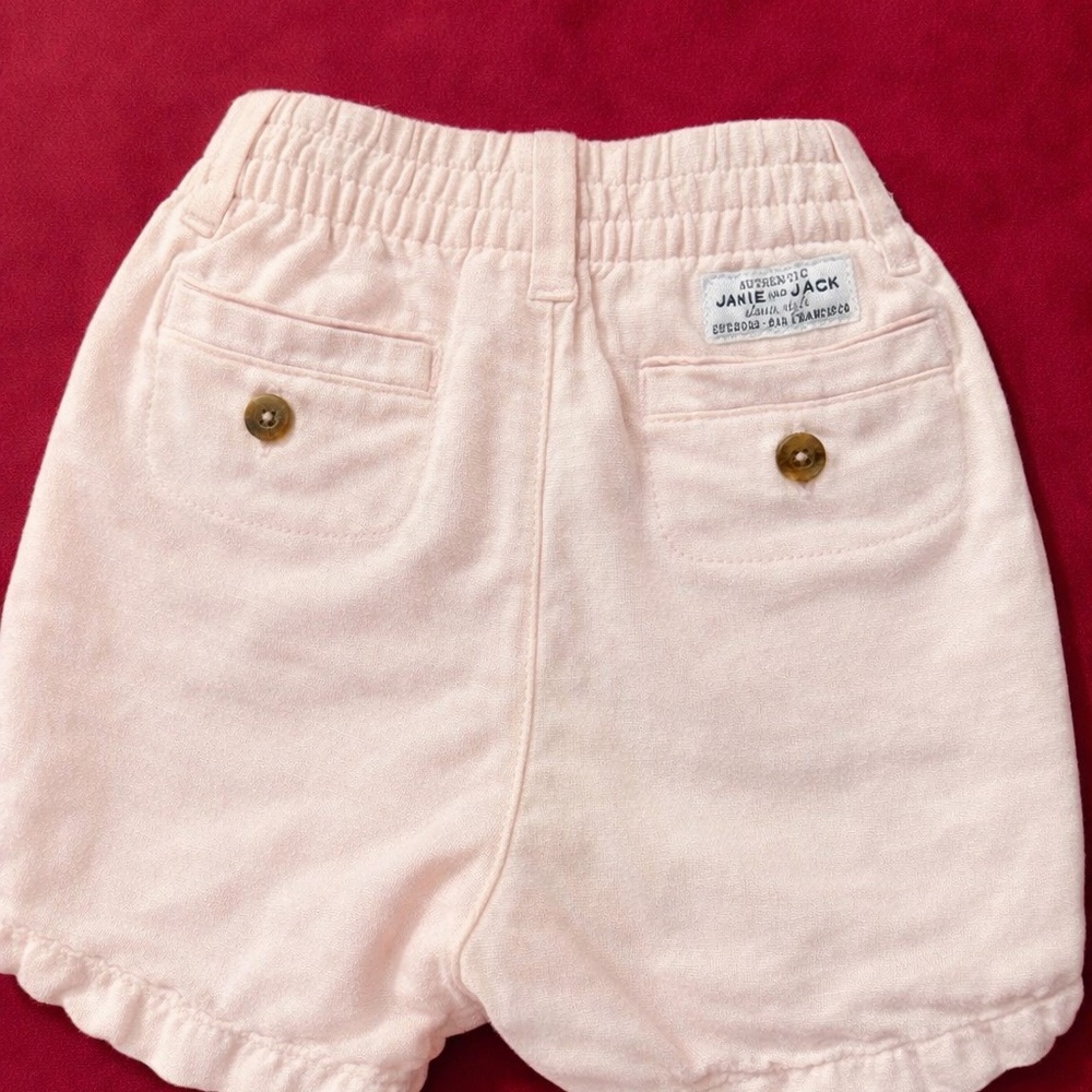 Janie and Jack Pale Pink Boys' Shorts